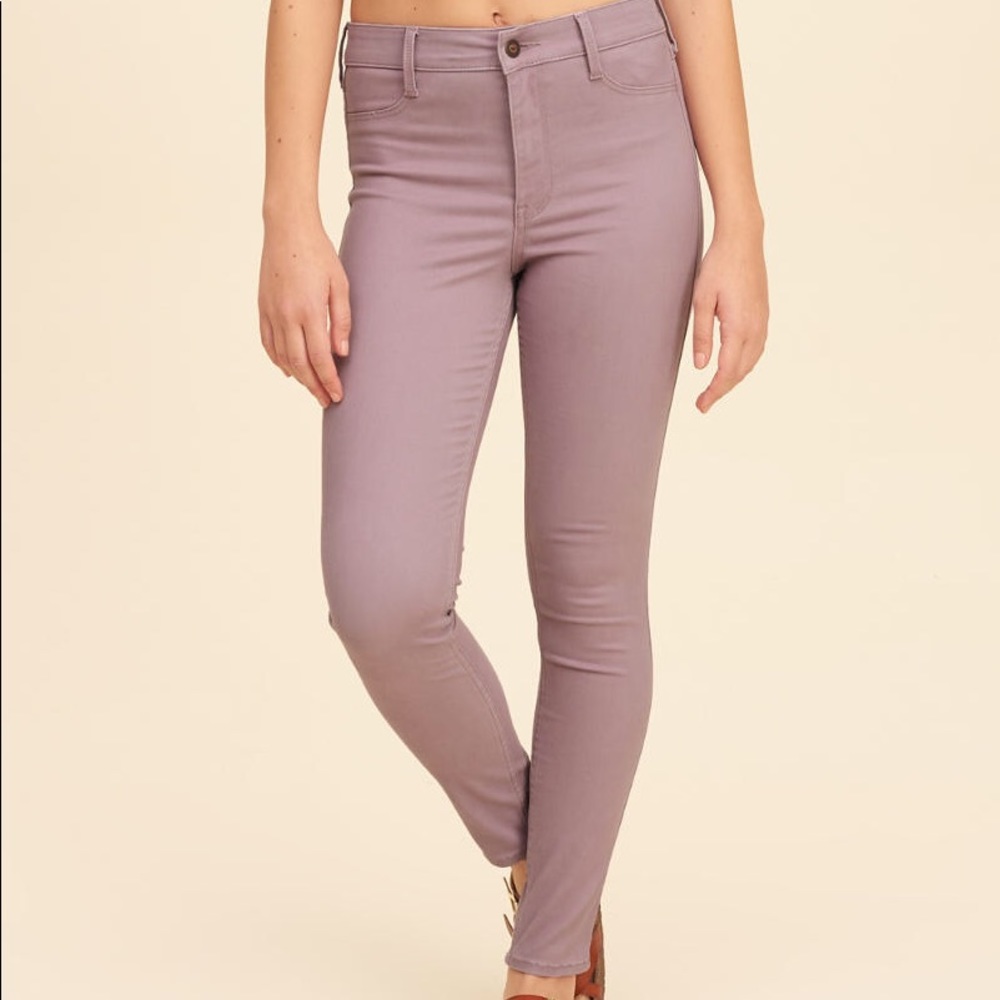 ✰ Hollister Light Purple High-Rise Jean Leggings ✰